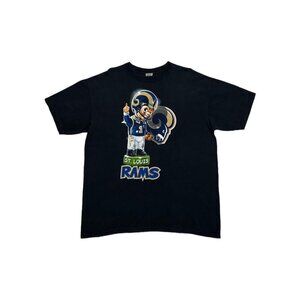 Y2K Saint Louis Rams Liquid Blue T-Shirt